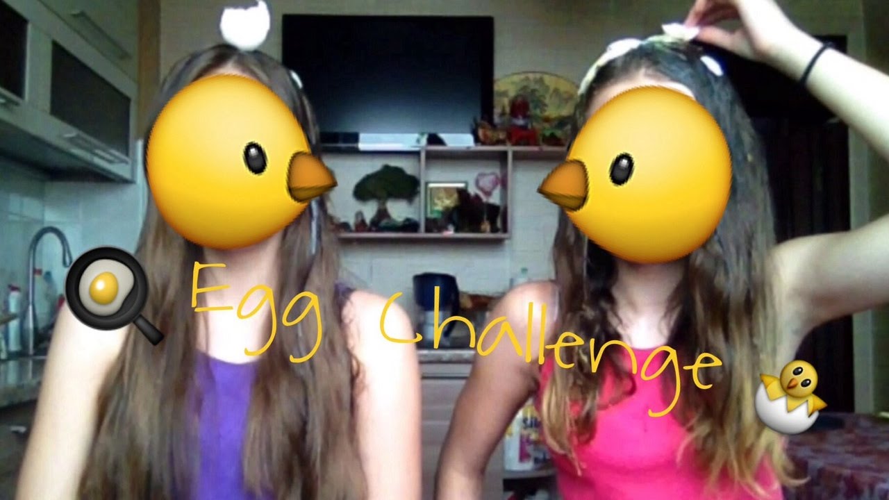 EGG CHALLENGE: яйца об голову с Настей, вся кухня в яйцах