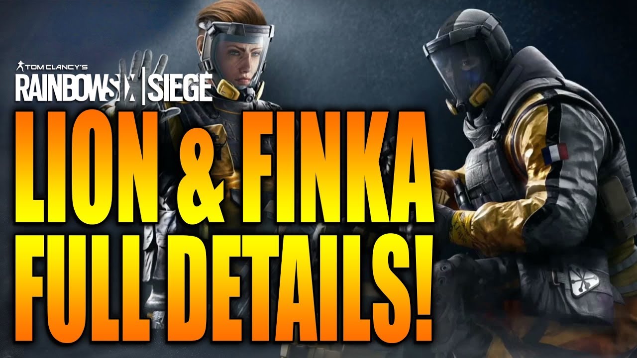 Rainbow Six Siege - In Depth: LION & FINKA FULL DETAILS! GAMEPLAY