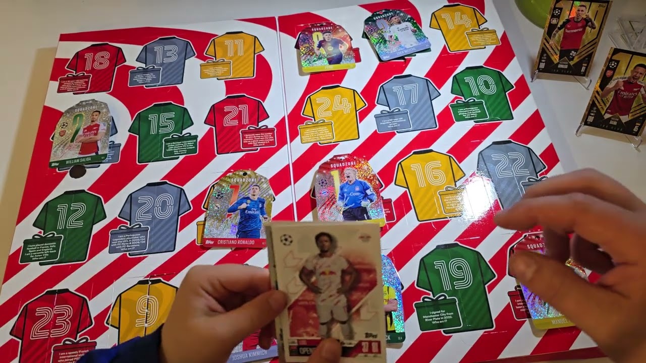 Nowość Topps Match Attax UEFA 2024-25 Otwieramy Kalendarz