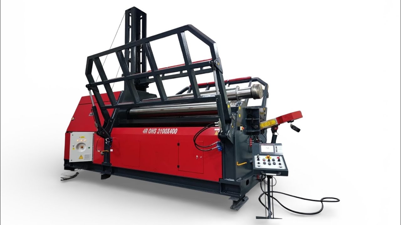 OSTAS 4R OHS 3100 x 400 Plaatwals / Rundbiegemaschine