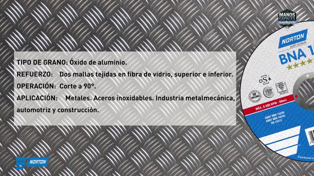 Disco de corte BNA12