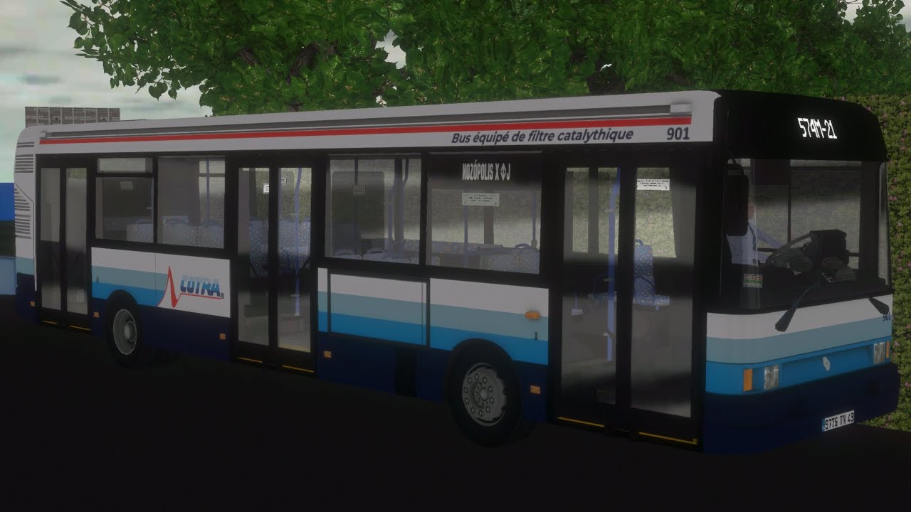 Renault R312 Voith en la línea 574M-21 de RMSPf | PROTON BUS SIMULATOR 