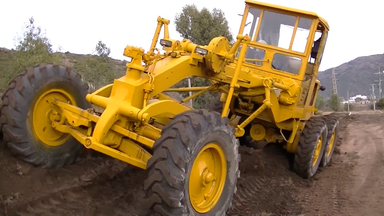 Motoniveladora trabajando 2017 Potrero de los Funes// (MotorGrader working)