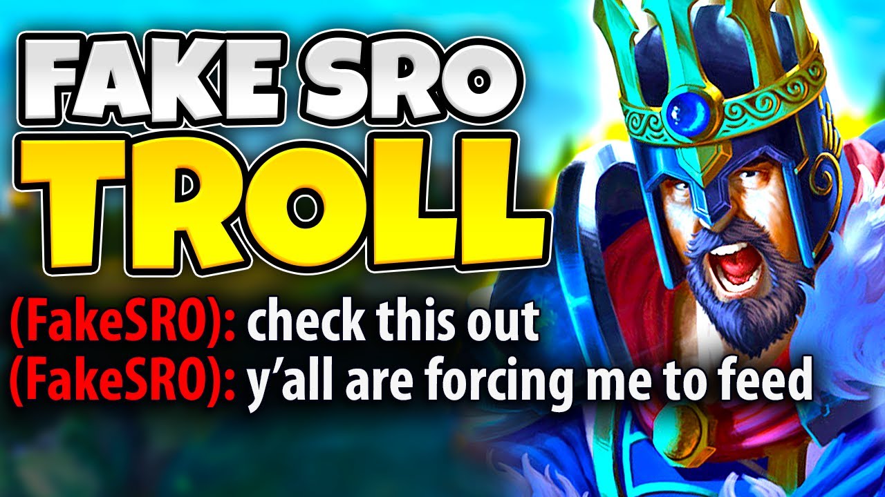 Player Poses As Streamer And Proceeds To Troll The Entire Game