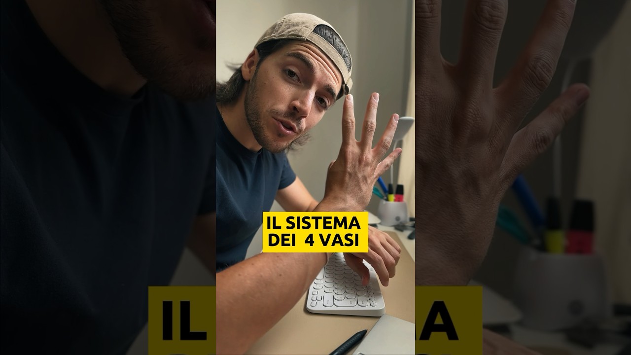 IL SISTEMA DEI 4 VASI: Come gestire i propri soldi in maniera semplice ed efficace 🫰💸