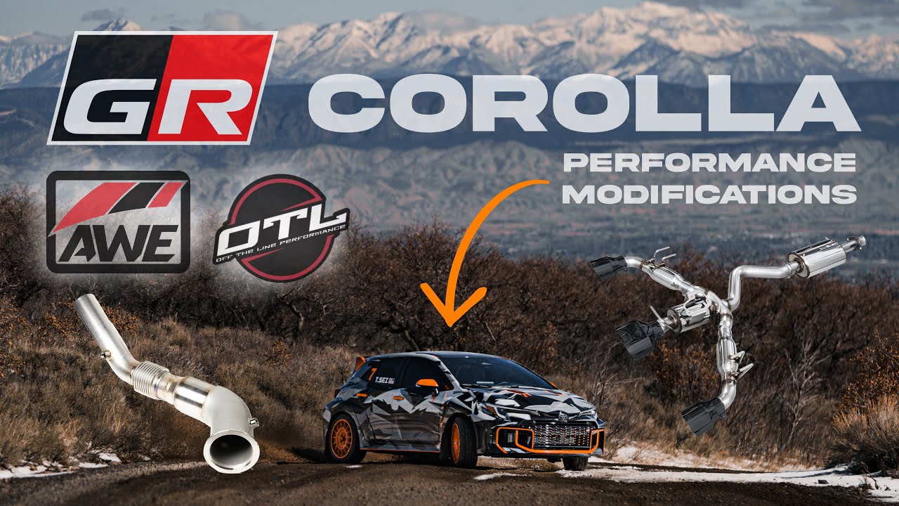 GR Corolla Mods! | Full Turbo Back Exhaust - OTL Performance - AWE Tuning