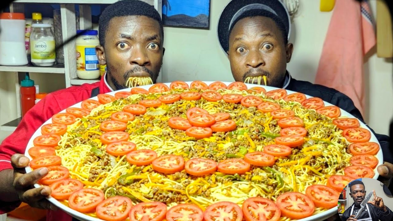 CHEF RAMA NA LING FENG SPAGHETTI BOLOGNESE BATETSE ZIBABANYE UBUKI AMASO ABAVUYEMO KUBERA UBURYOHE