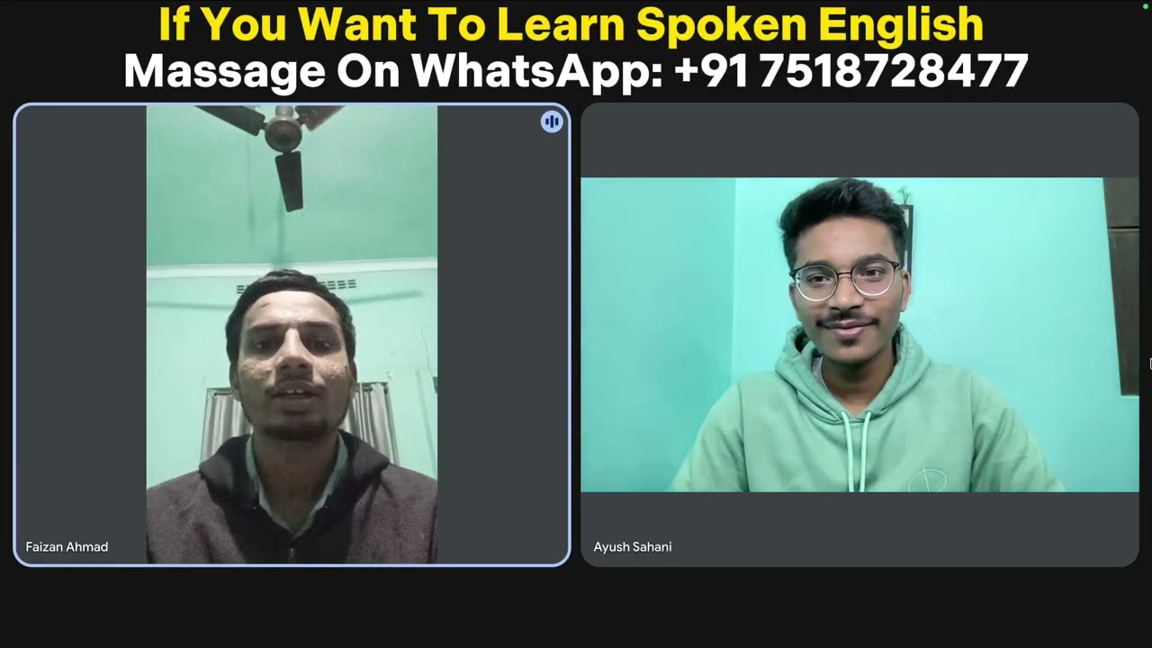 How to Speak English in a Structured Way | 1-on-1 Practice Session