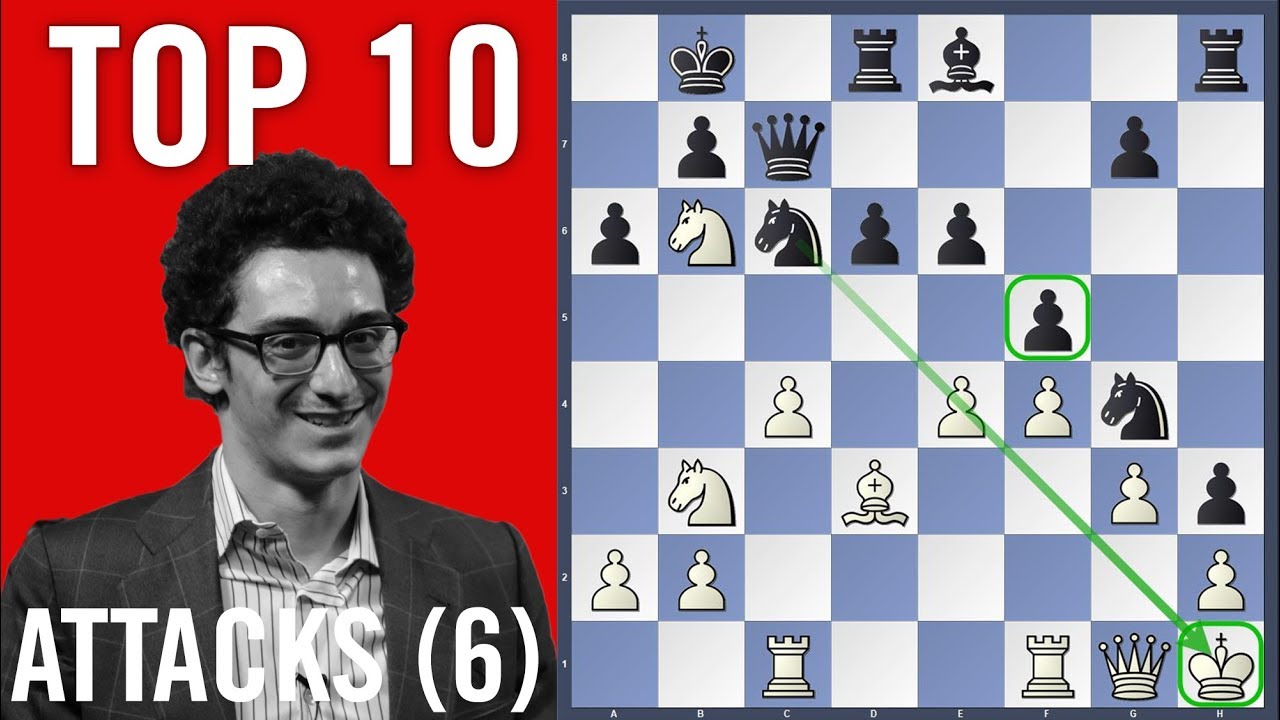 Fabiano Caruana Top 10 Attacks (6) | Kadric vs Caruana