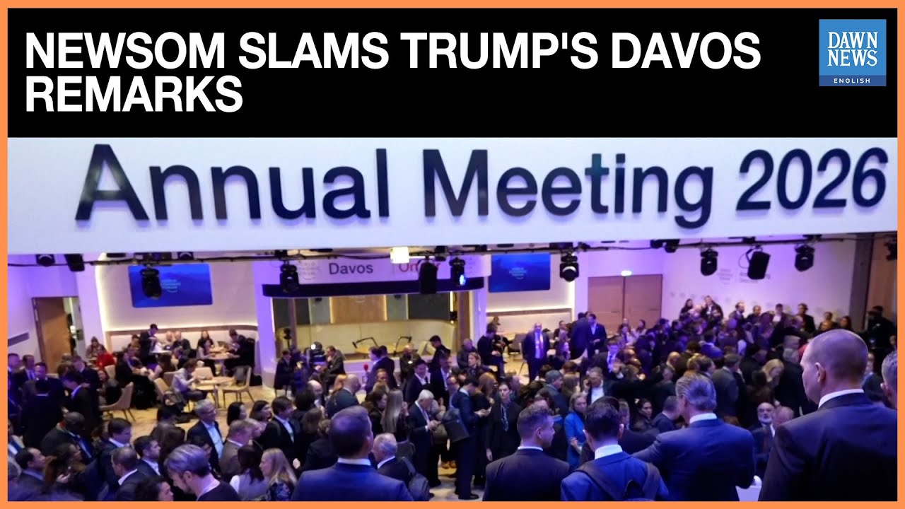 California Governor Newsom Slams Trump’s Davos Speech as “Deeply, Significantly Insignificant”