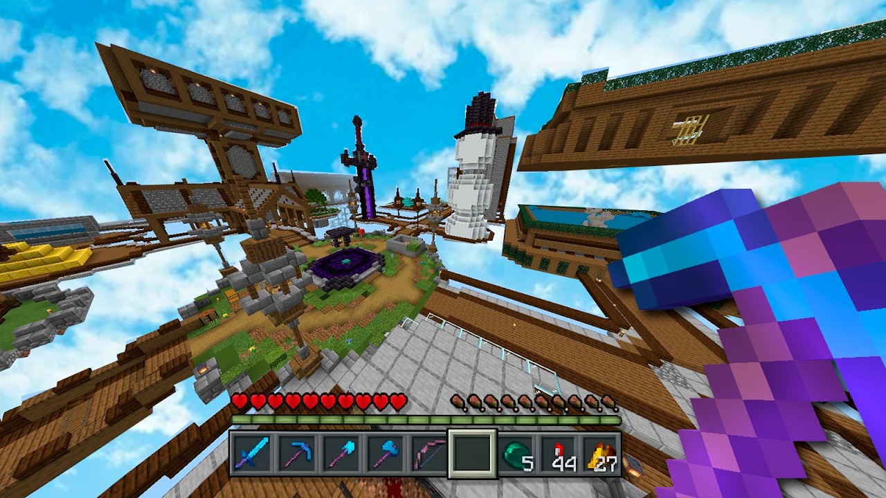 Este JAVA vs BEDROCK en ONEBLOCK es una locura...