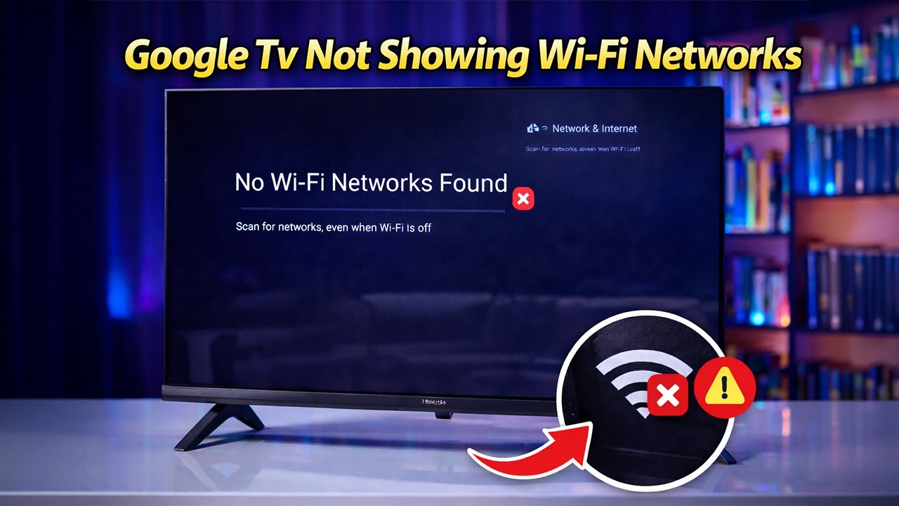 Google TV Not Showing Wi-Fi Networks! – How To Fix!