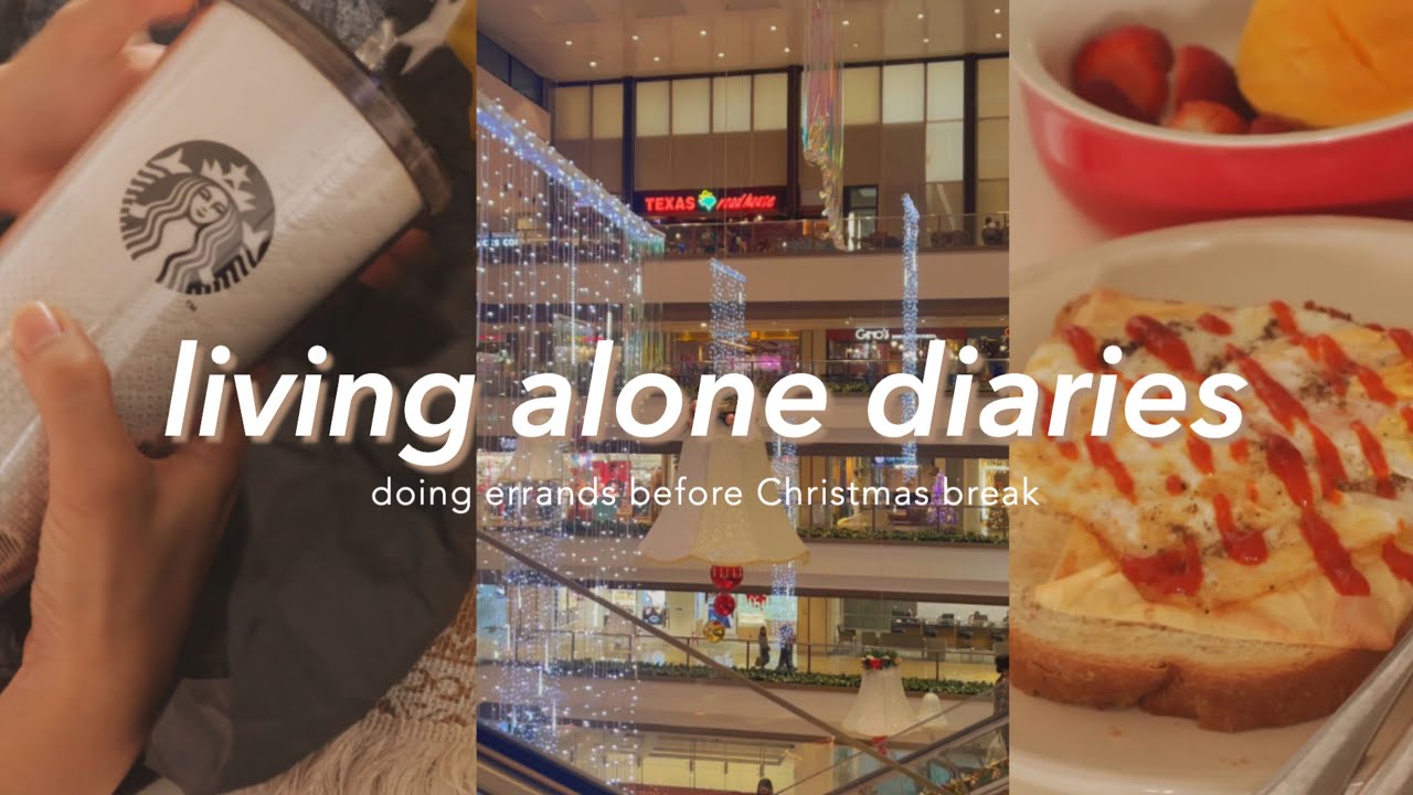 living alone in the Philippines | week before Christmas break part 2, opening gifts, going home 🎄