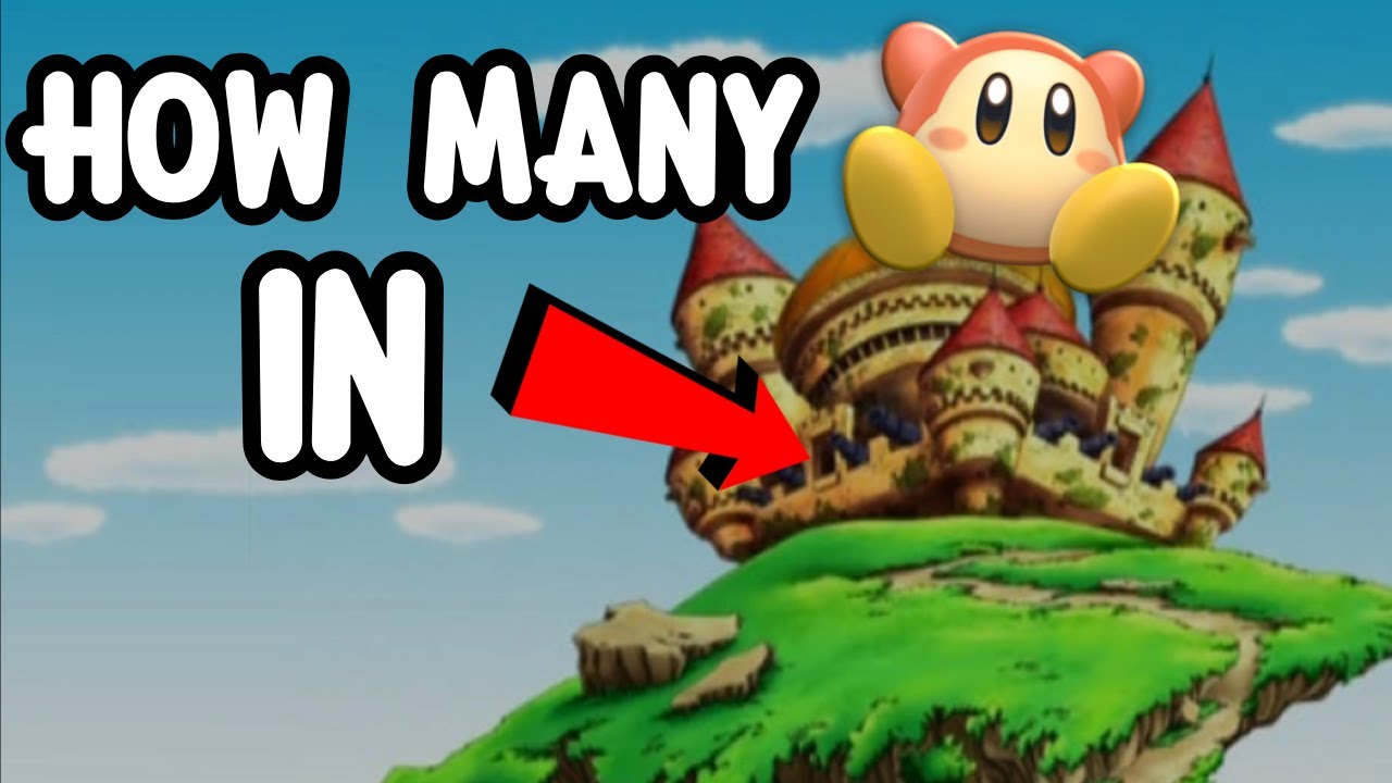 How Many Waddle Dees Are In Dedede Castle? #Shorts