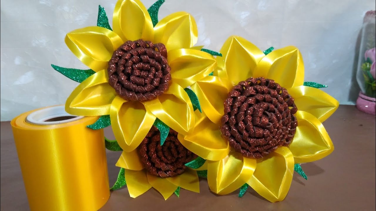 GIRASOL de CELOCEDA fácil y práctico para todo tipo de adorno
