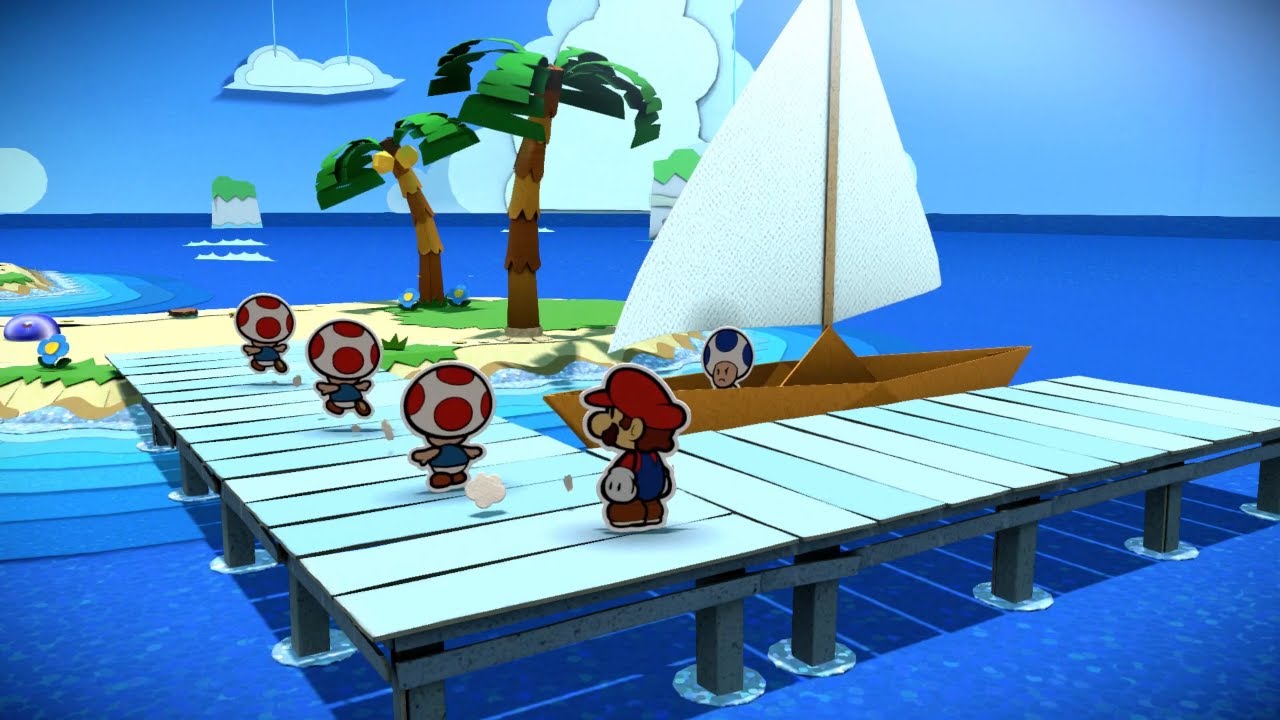 Paper Mario: Color Splash | Part 17 | Bloo Bay Beach | Nintendo Wii U | Playthrough #ROM