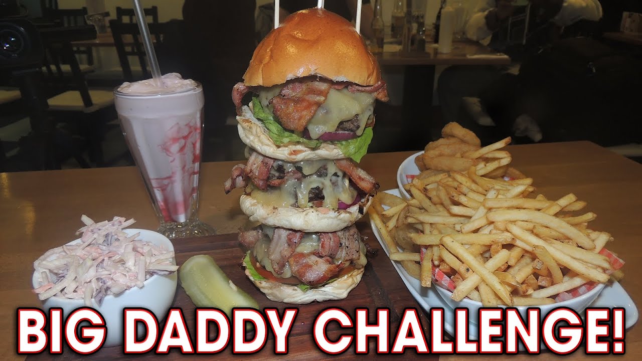 Big Daddy Burger Challenge @ Blacks Burgers!!