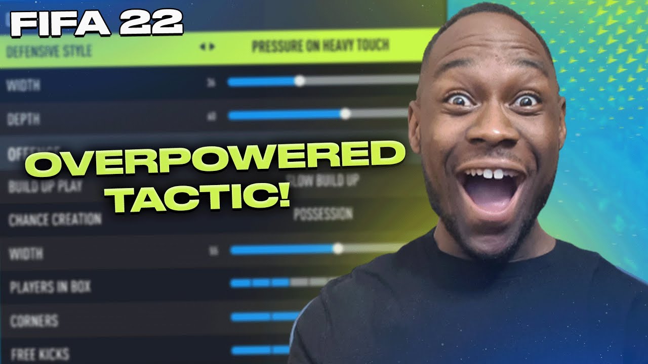 THE MOST META COUNTER-ATTACKING CUSTOM TACTIC! FIFA 22