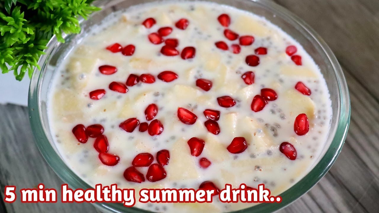 வெயிலுக்கு குளிர்ச்சியோடு சேர்த்து சத்தான drink இப்படி செய்ங்க|Summer drinks in tamil|Iftar drinks