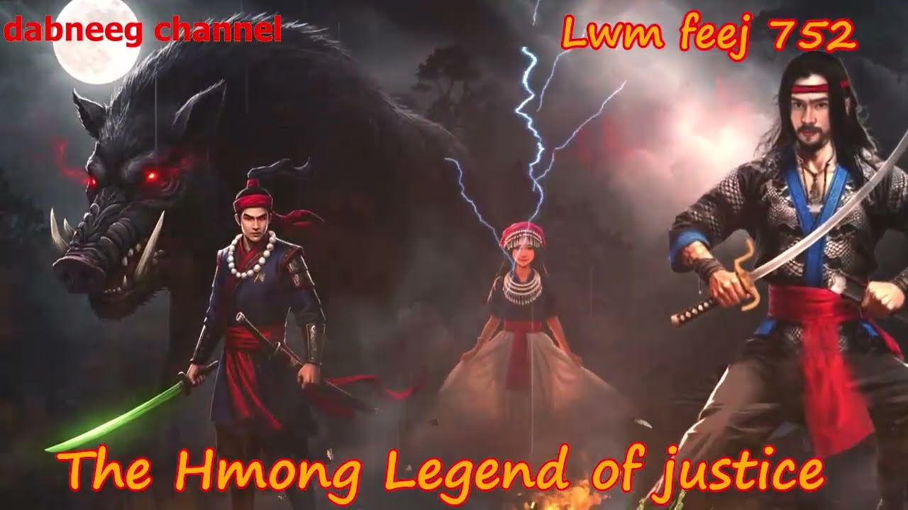 Lwm feej tub nab dub The shaman Part 752 - Thoj Kab Toog - Swordsman of Justice story