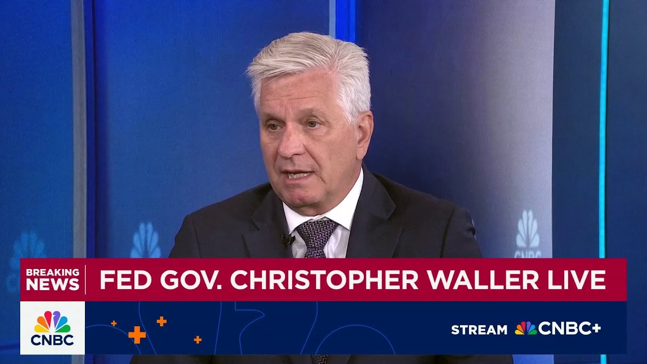 Watch CNBC's full interview with Fed Governor Christopher Waller