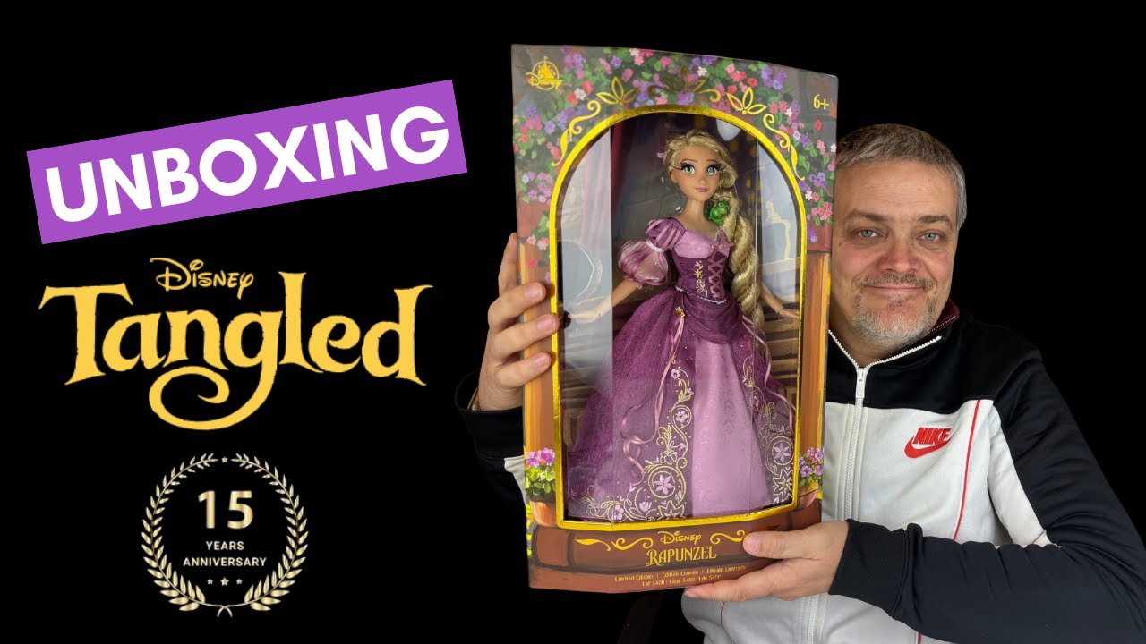 Unboxing Rapunzel Disney Store 17” | Bambola 15° Anniversario ✨ Tangled Collector Doll