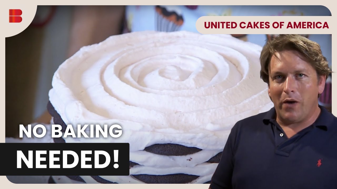 No-Bake NYC Cake Secret! - James Martin: United Cakes of America - Cooking Show