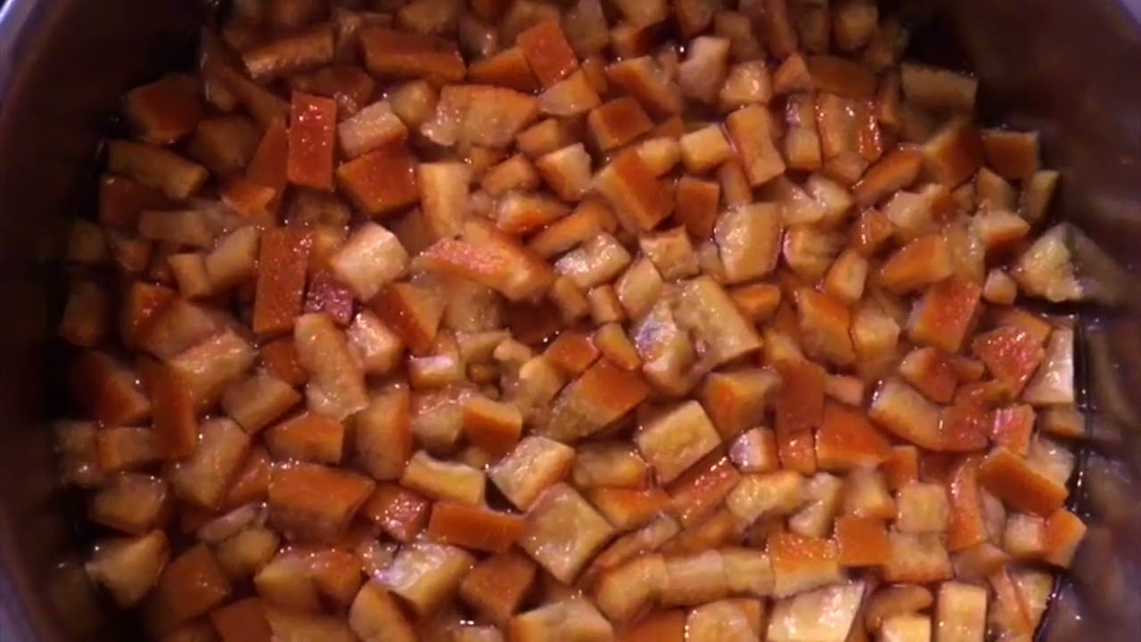 Baking with Fran: HOW TO MAKE CANDIED ORANGE PEELS.