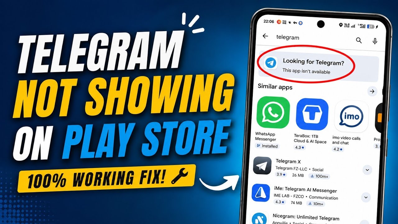 Telegram не отображается в Play Store: решение проблемы || Блокировка Telegram || Проблема с поис...