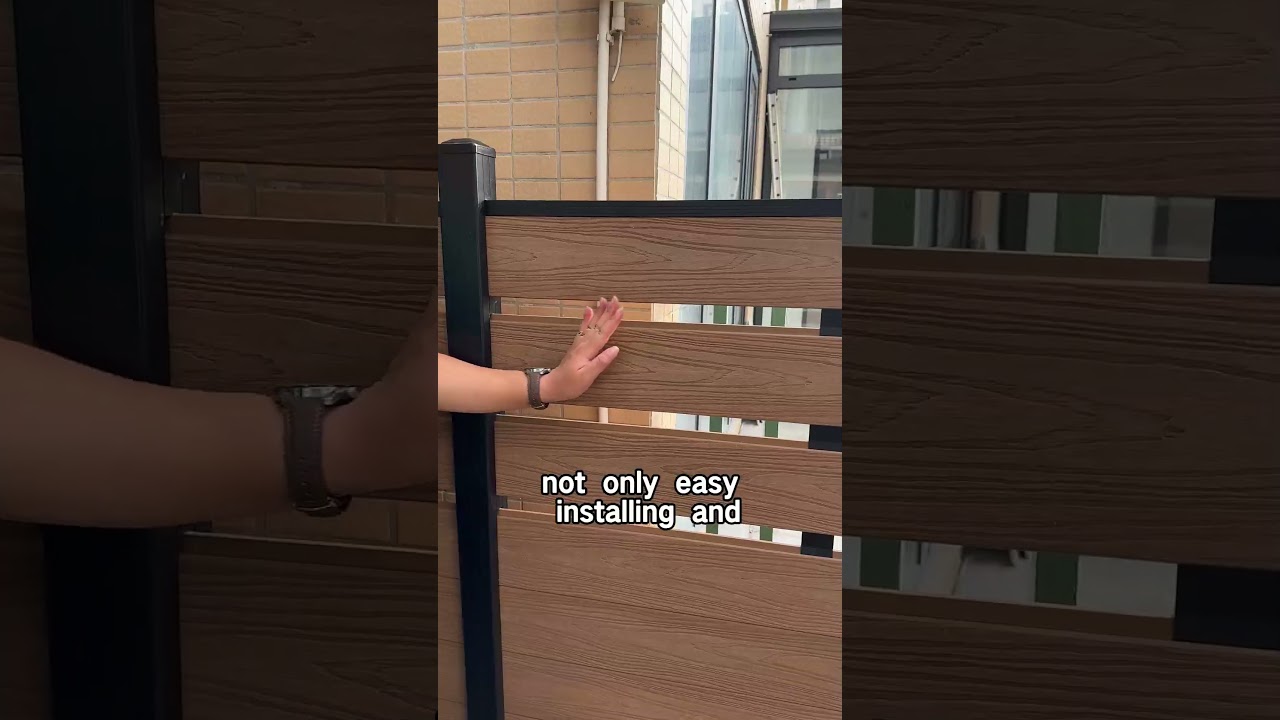 WPC Fence installation saves a labor cost! 