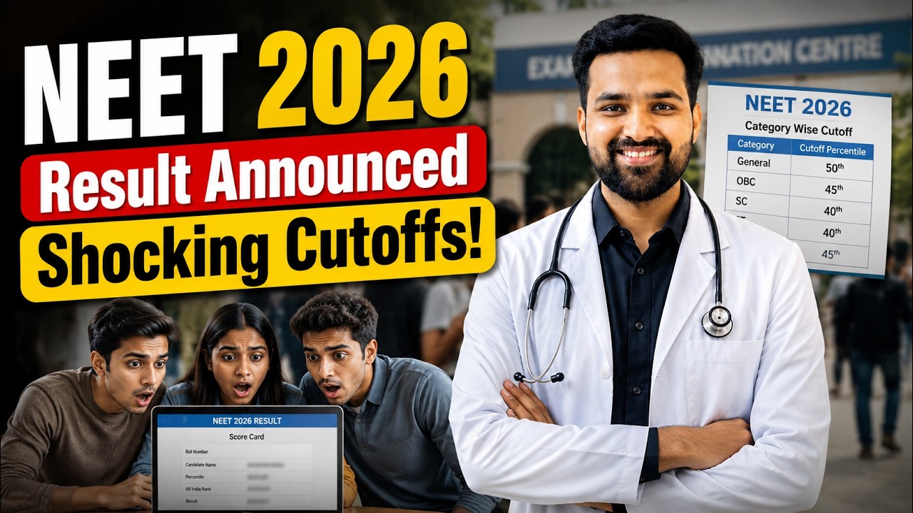 NEET 2026 | Result Announced | Category Wise Cutoffs | 15% AIQ & 85% State Quota Cutoffs
