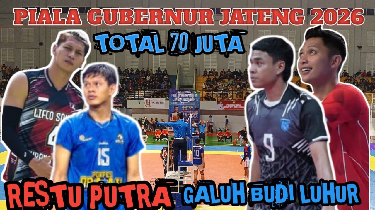 PIALA GUBERNUR JATENG ...RESTU PUTRA GEO DIMAS SAPUTRA IMAM FEBRI VS GALUH BUDI LUHUR SET 1