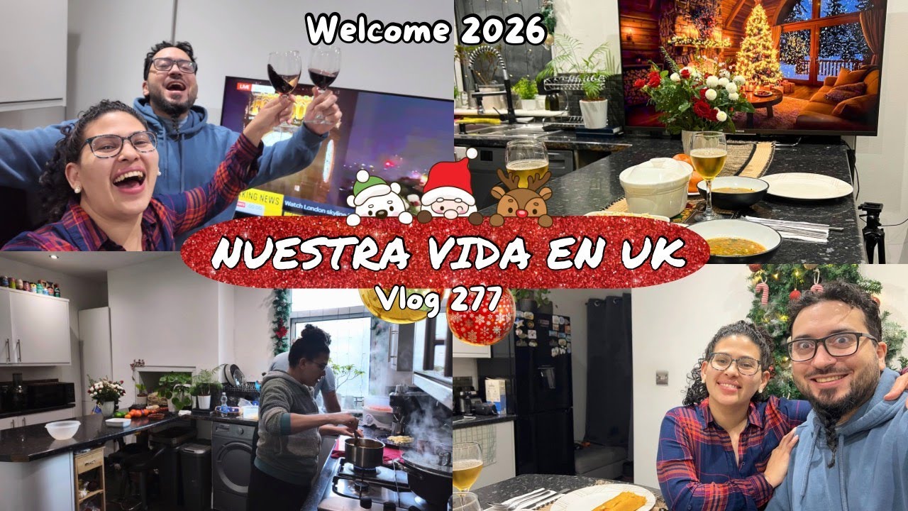 Latina en Inglaterra 🇬🇧🇻🇪 | Fin de año lejos de casa 🇻🇪 Así recibimos el 2026 🥂♥️