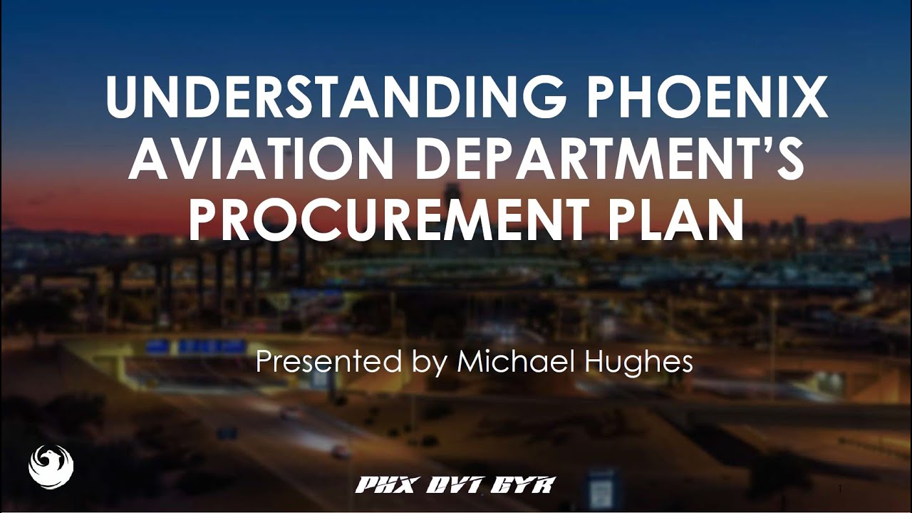 Understanding the Aviation Department's Procurement Plan