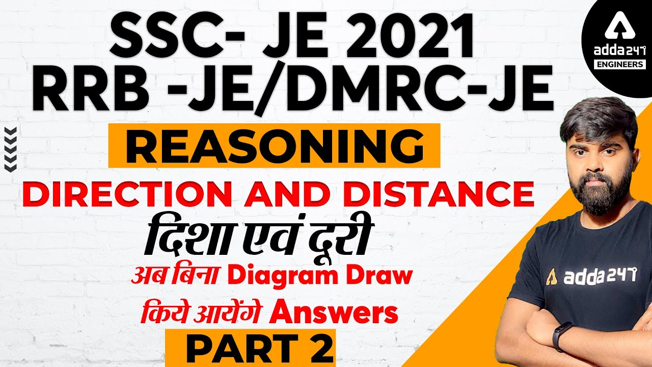 SSC JE/RRB JE/DMRC JE 2021 | Reasoning | Direction and Distance #2