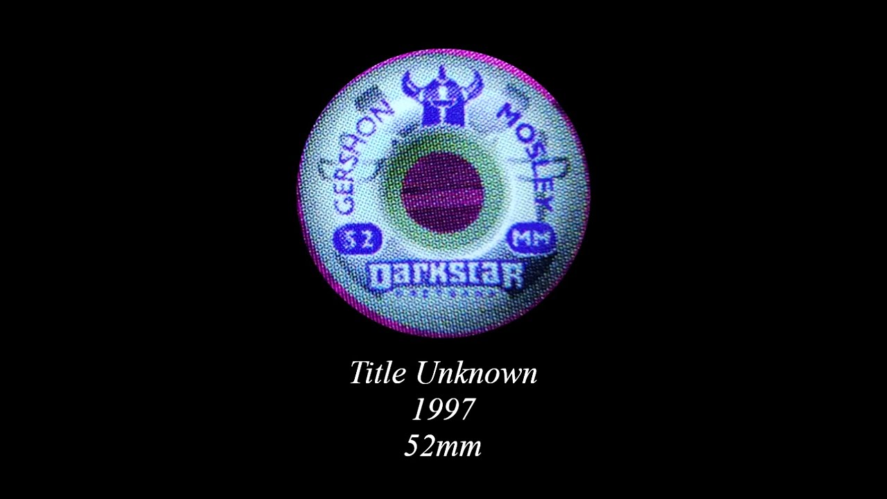 Gershon Mosley Darkstar Wheels