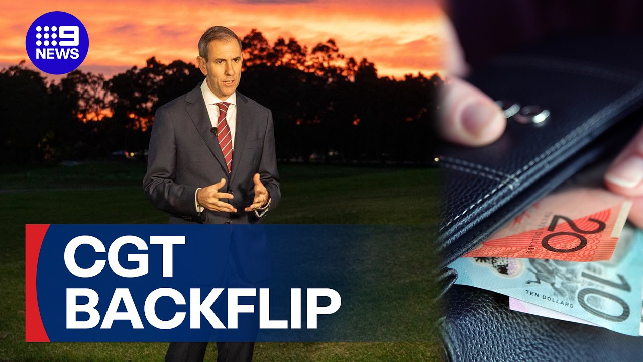 Treasurer defends government's backdown on tax changes to small businesses | 9 News Australia