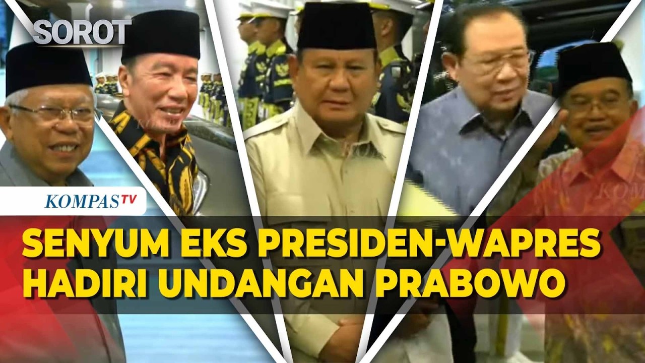 [Full] Senyum Para Mantan Presiden Saat Hadiri Undangan Prabowo di Istana