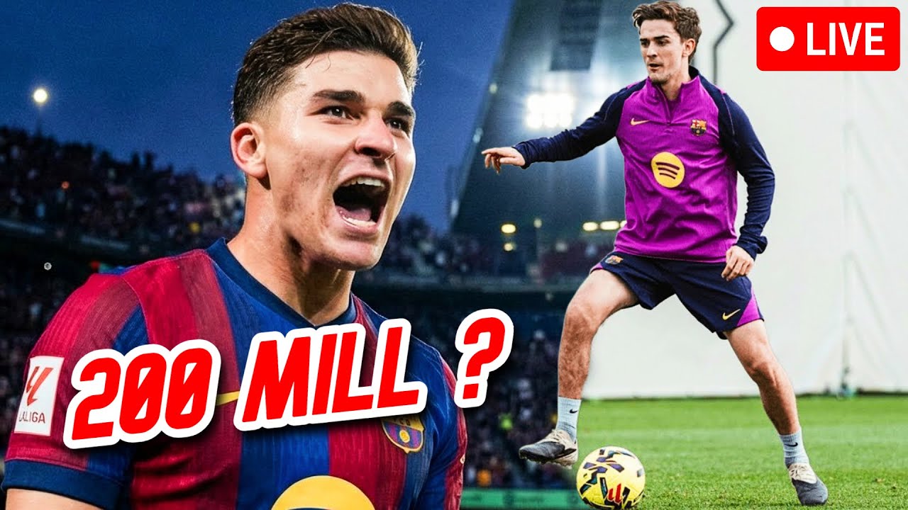 JULIAN ALVAREZ TO BARCELONA ? GAVI IS BACK !!!