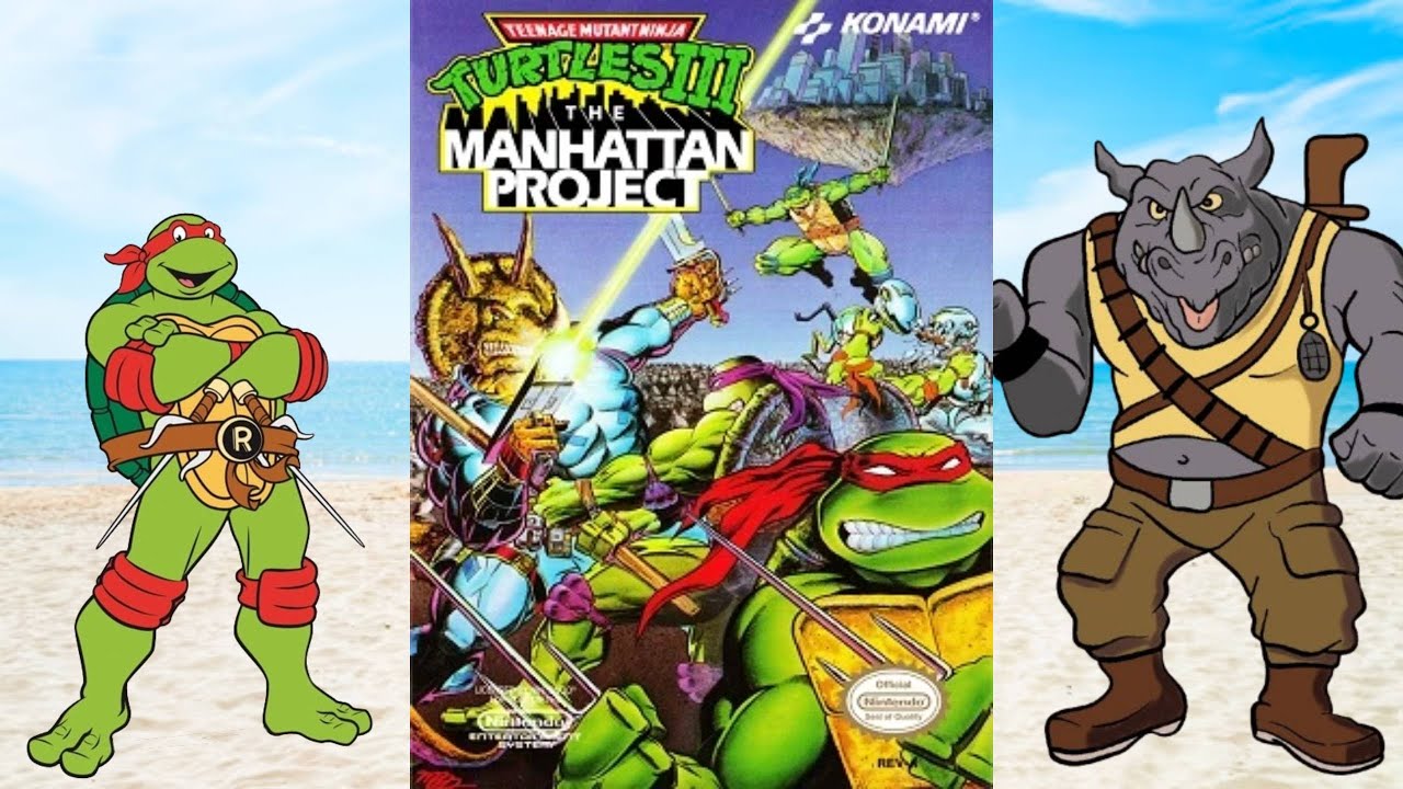 Teenage Mutant Ninja Turtles 3: The Manhattan Project прохождение (NES/Dendy)