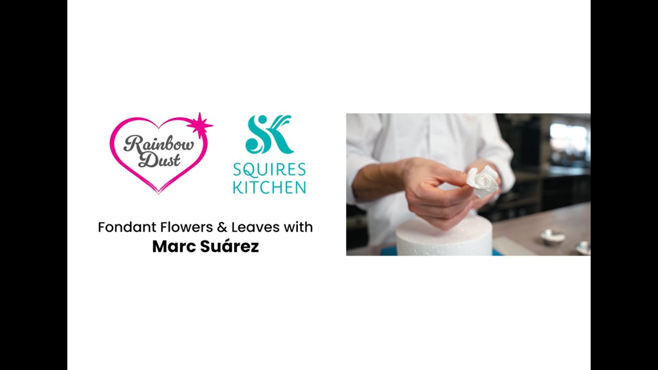 How to make Sugarpaste Flowers & Leaves with Marc Su&aacute;rez