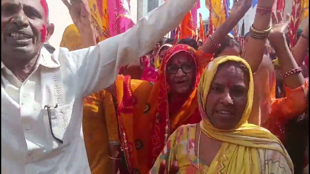 श्री श्याम जी निशान यात्रा गांव जनाणा//भाग -1