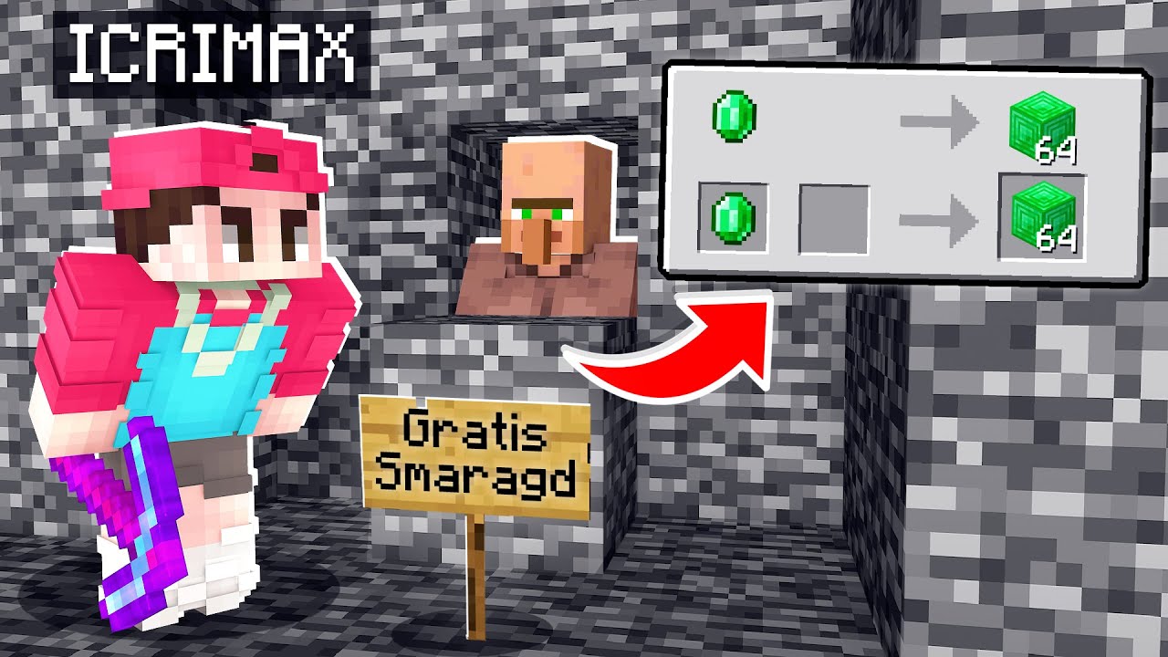 Ich CHEATE HEIMLICH mit einem OP VILLAGER! 😂 (Minecraft Bed Wars)