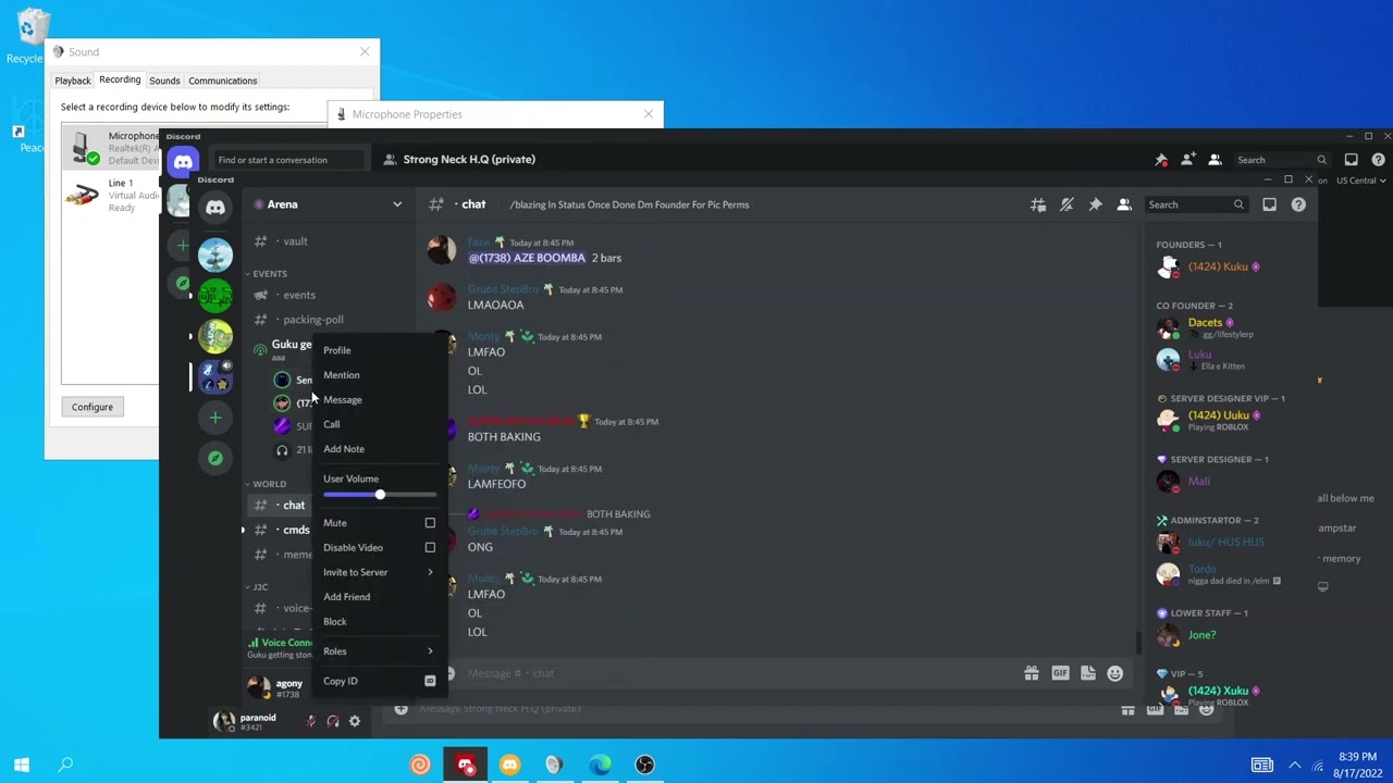 DEVIN VS YESPER (DISCORD PACKING)