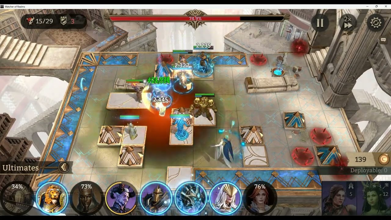 Chapter 9-7 hero placement/Guide [Watcher of Realms]