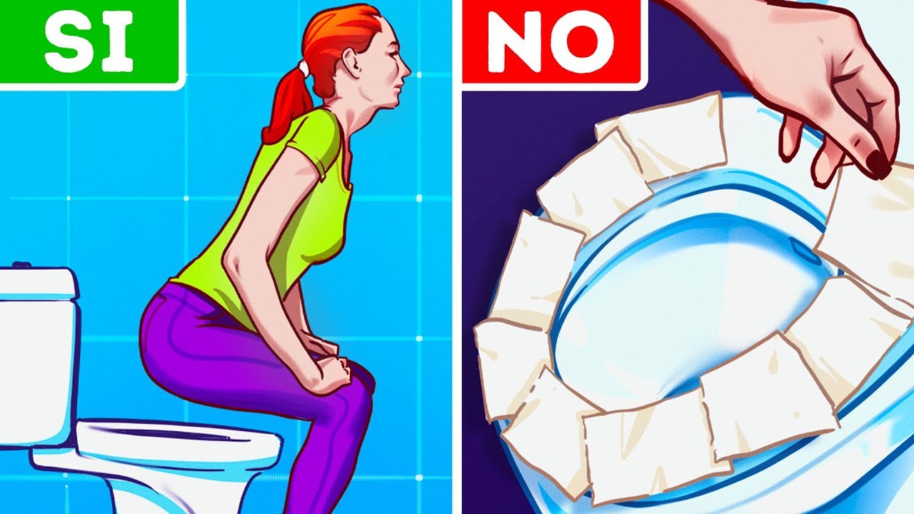 Smetti di Rivestire il Wc di Carta Igienica Quando usi i Bagni Pubblici