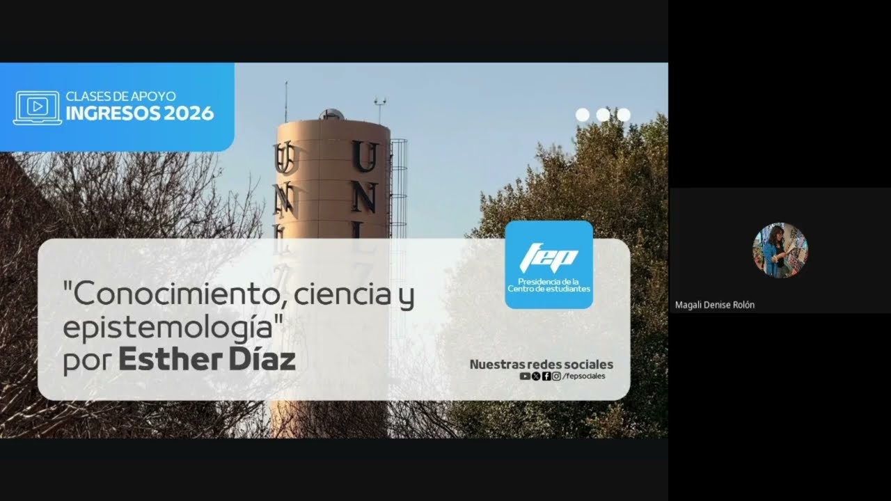 CONOCIMIENTO, CIENCIA Y EPISTEMOLOGÍA - Clase de Apoyo ingreso 2026