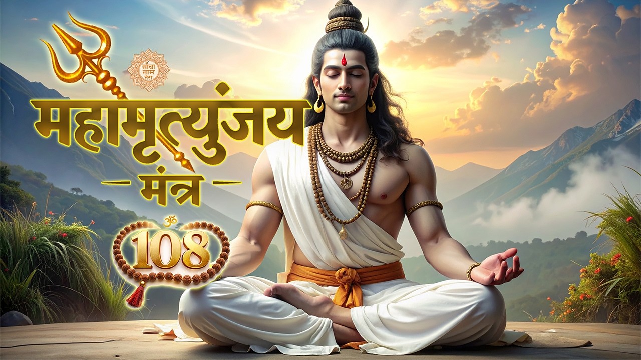 108 महामृत्युंजय मंत्र 32 मिनट | Calm Mahamrityunjaya Mantra 108 Times #mahamrityunjayamantra #love
