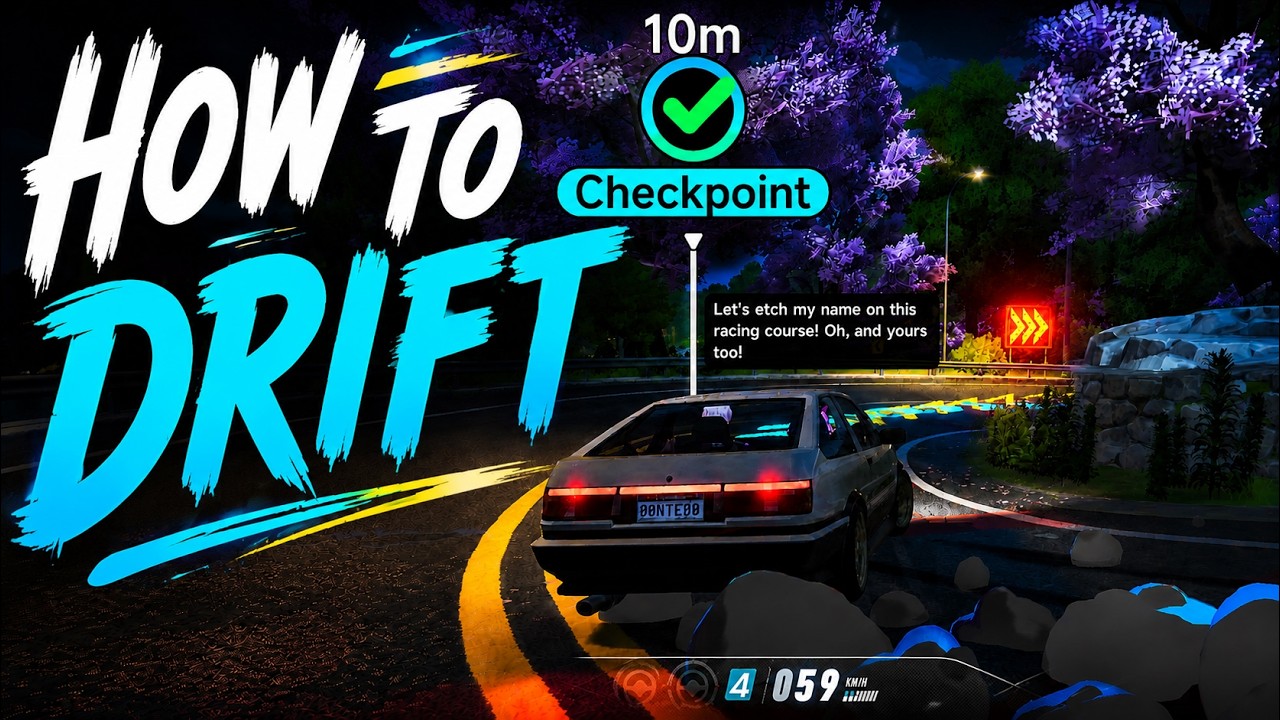 [NTE] How to drift ST79(AE86) | 60fps