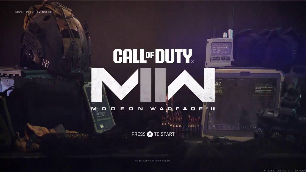 Call of Duty: Modern Warfare II live gameplay stream on the PS5 Pro.